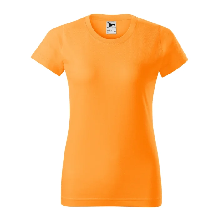 T-shirt damski Malfini Basic 134 mandarynkowa - obrazek 2
