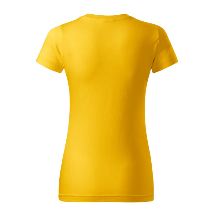 T-shirt damski Malfini Basic 134 żółta - obrazek 3