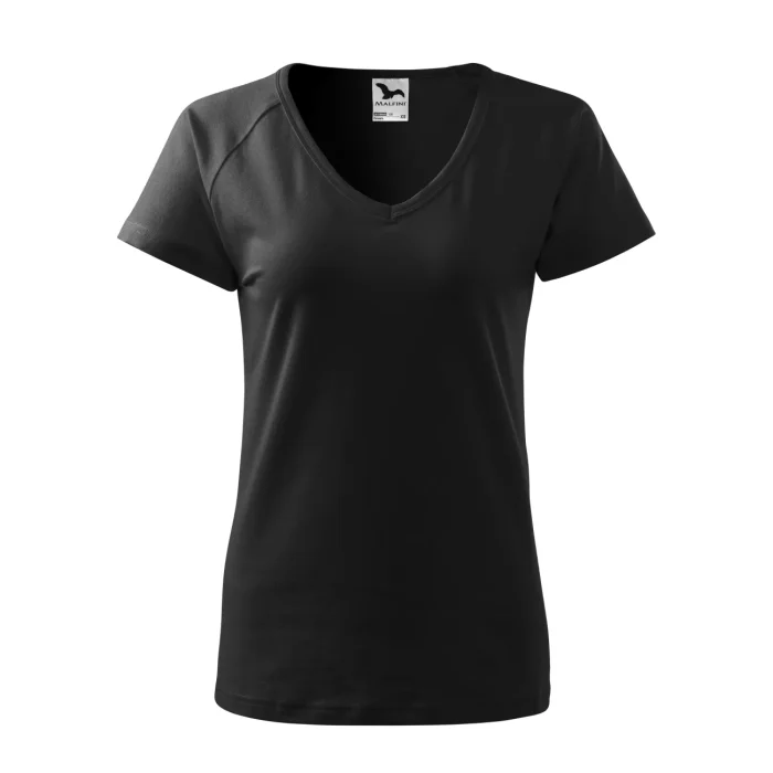 T-shirt damski Malfini Dream 128 czarny - obrazek 2