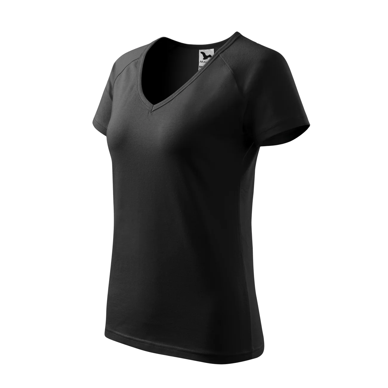 koszulka-dream-damska-bawelna-malfini-128-01-czarna-3 T-shirt damski Malfini Dream 128 czarny - obrazek 1