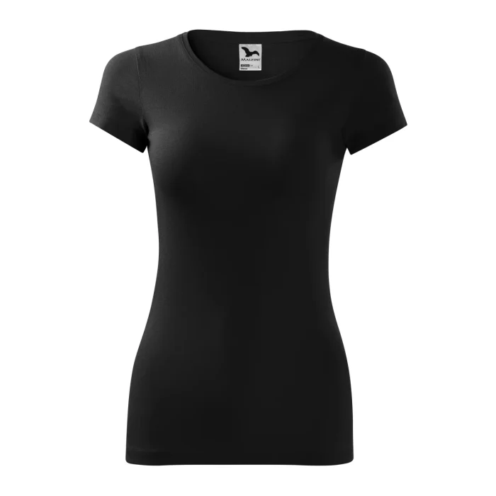 T-shirt damski Malfini Glance 141 czarny - obrazek 2