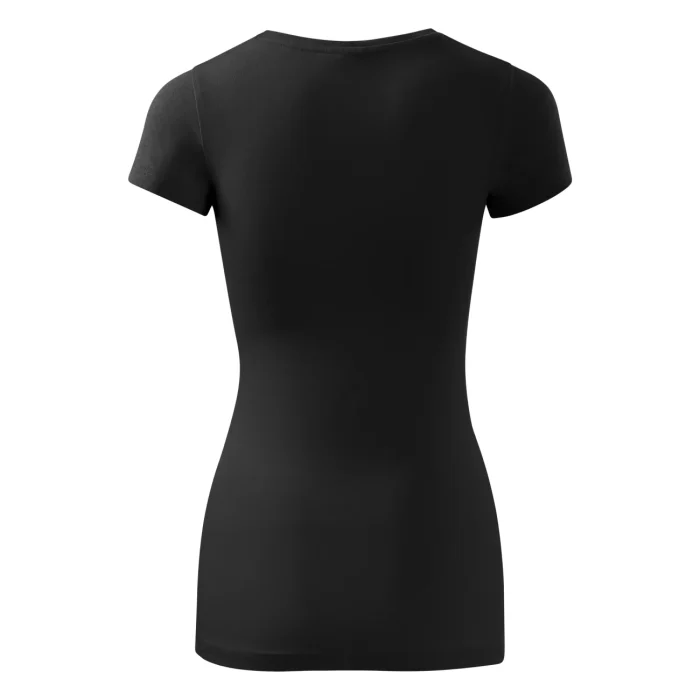 T-shirt damski Malfini Glance 141 czarny - obrazek 3