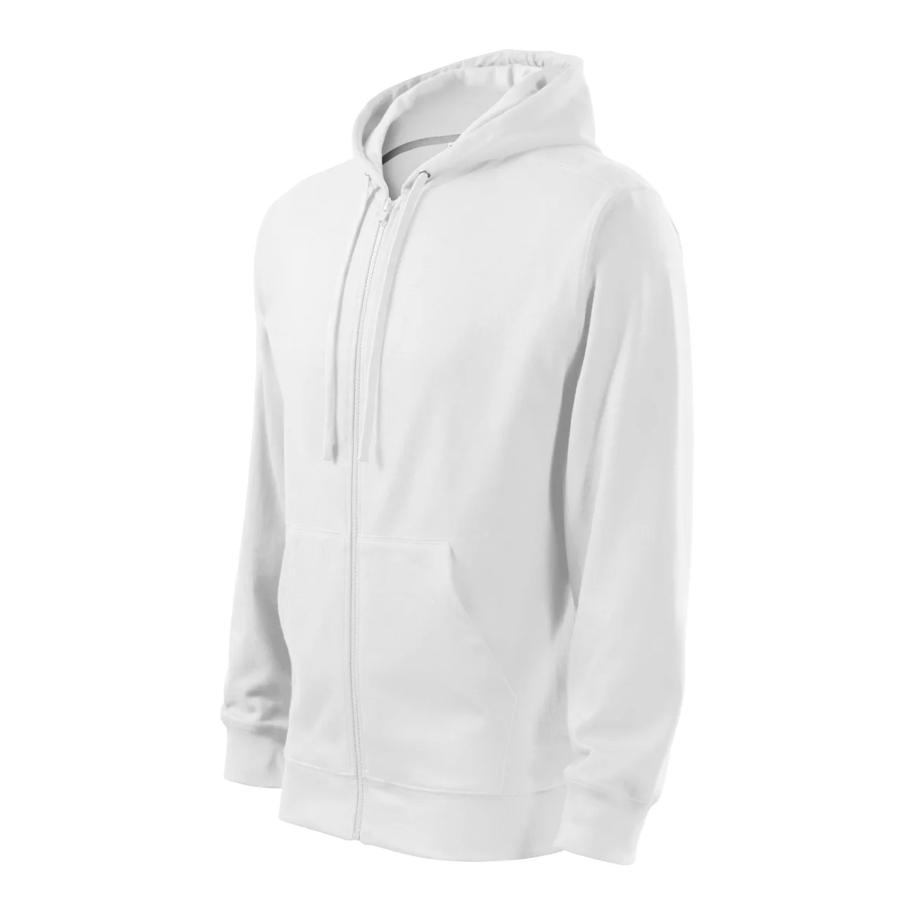 410_00_C-1 Bluza męska rozpinana Malfini Trendy Zipper 410 biała - obrazek 1