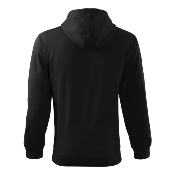 Bluza męska rozpinana Malfini Trendy Zipper 410 czarna - obrazek 3