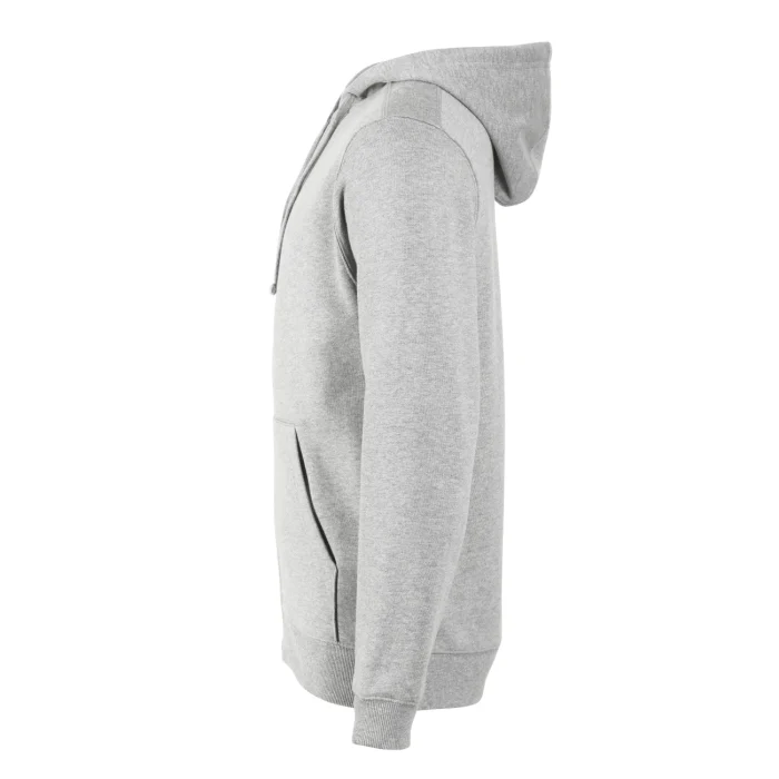 Bluza męska rozpinana Malfini Trendy Zipper 410 jasnoszary melanż - obrazek 4