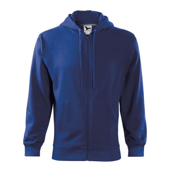 Bluza męska rozpinana Malfini Trendy Zipper 410 chabrowa - obrazek 2