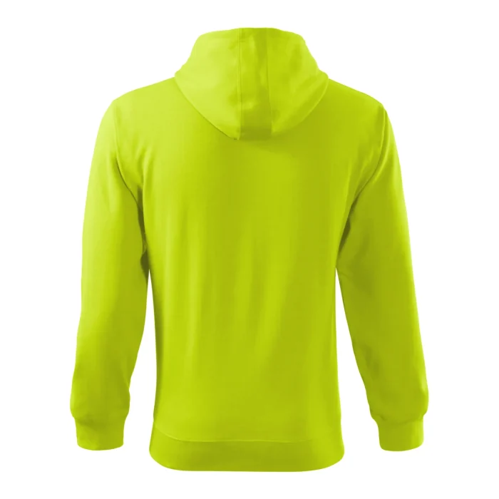 Bluza męska rozpinana Malfini Trendy Zipper 410 limonkowa - obrazek 3