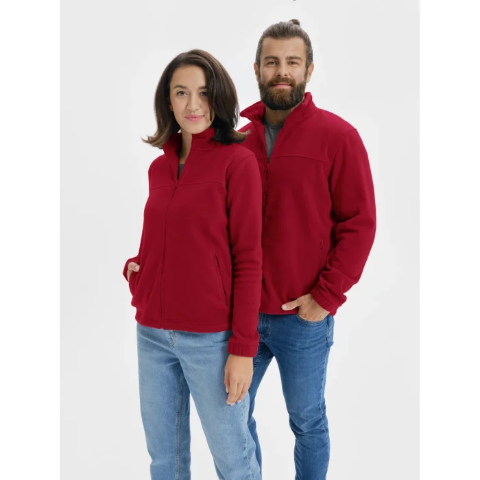 Taliowany polar damski Malfini Jacket 504 czerwony malboro - obrazek 7