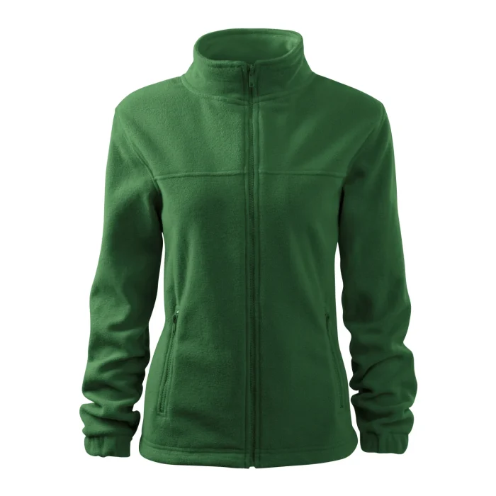 Taliowany polar damski Malfini Jacket 504 butelkowozielony - obrazek 2