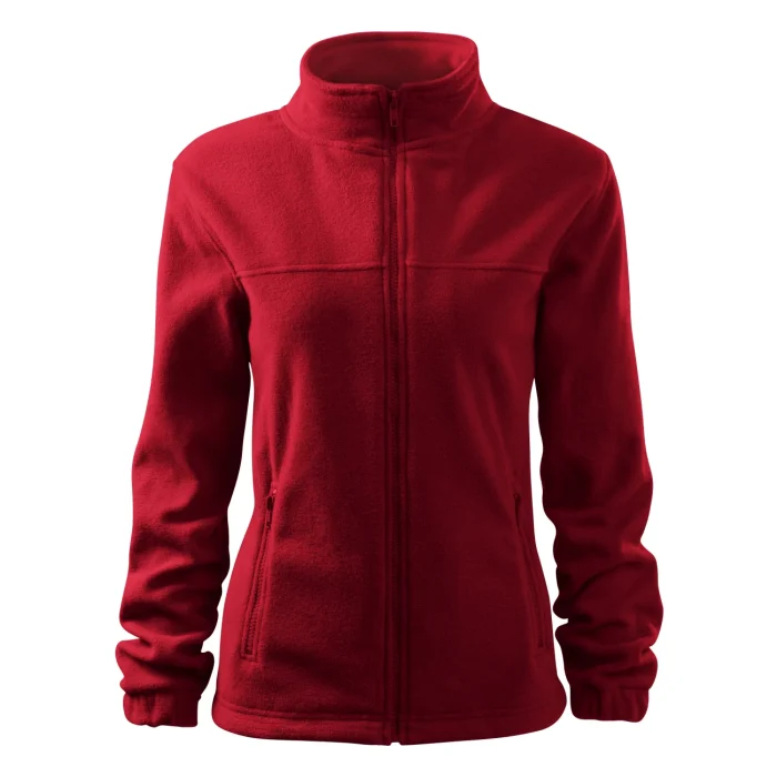 Taliowany polar damski Malfini Jacket 504 czerwony malboro - obrazek 2