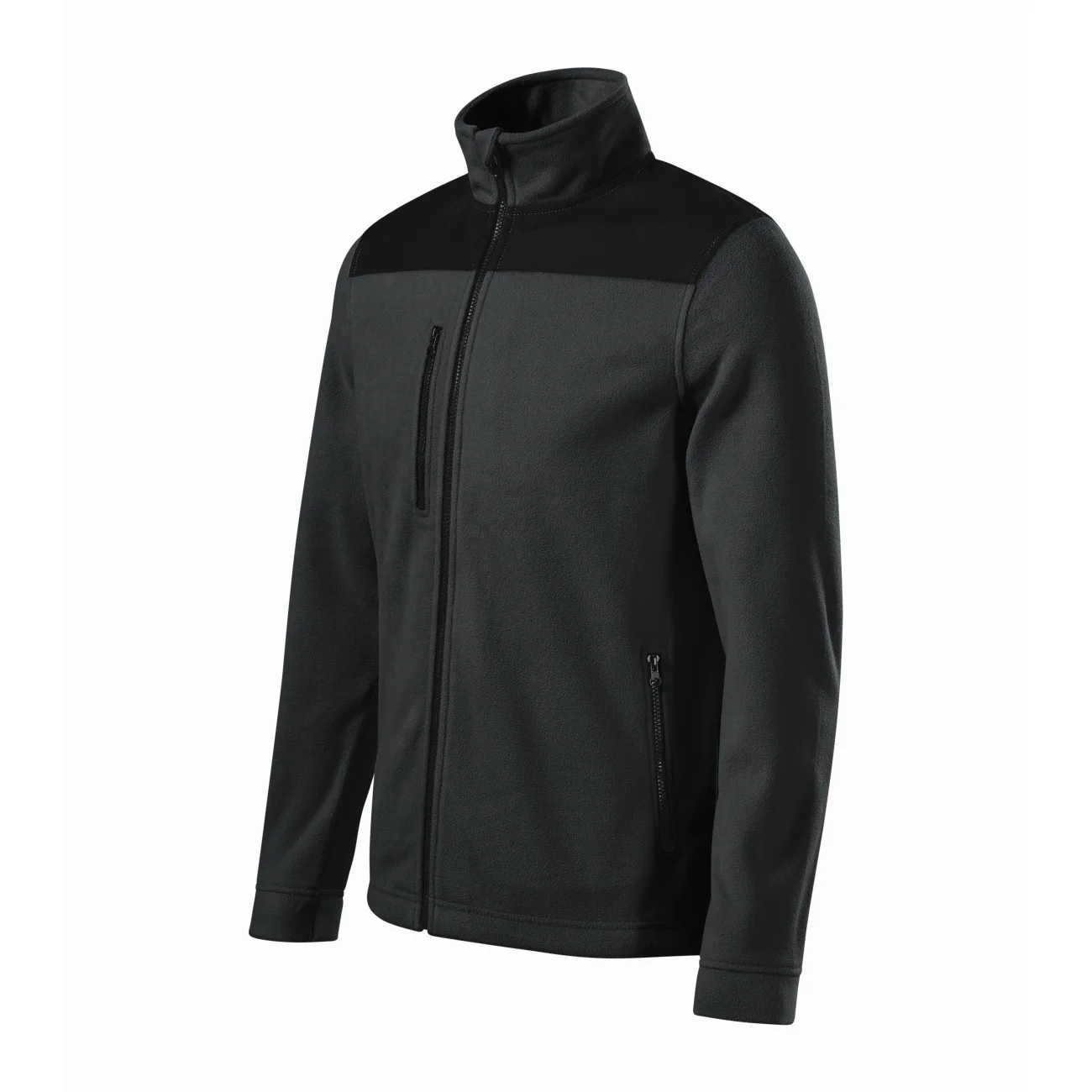 bluza-polar-malfini-meska-effect-530-94-stalowy-1 Polar unisex Rimeck Effect 530 ebony grey - obrazek 1