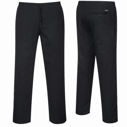 Spodnie kucharskie Portwest Drawstring czarne C070