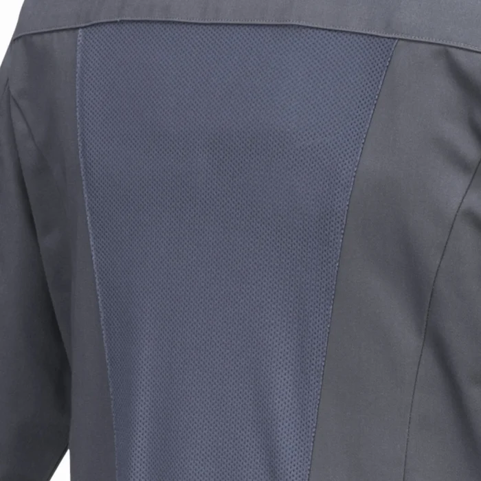 Bluza kucharska Portwest MeshAir Pro z krótkim rękawem szara C738 - obrazek 5