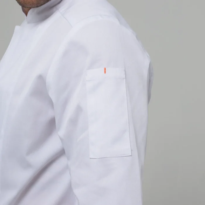 Bluza kucharska Portwest MeshAir Pro z krótkim rękawem biała C738 - obrazek 8