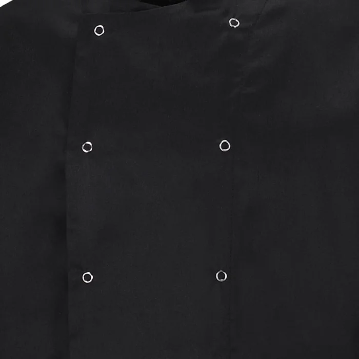 Bluza kucharska Portwest Suffolk czarna C833 - obrazek 2