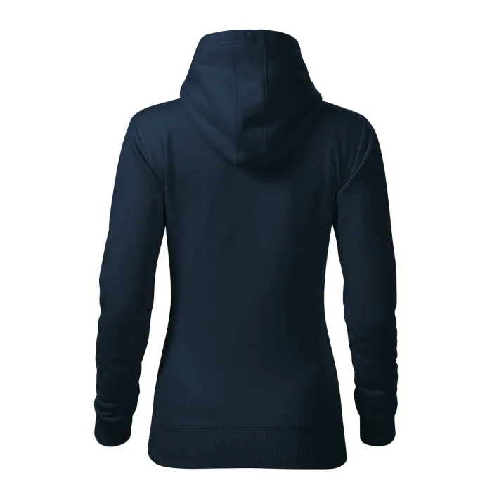 Bluza damska kangurka z kapturem Malfini Cape granatowa - obrazek 3