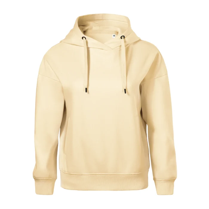 Bluza damska kangurka z kapturem Malfini Moon 421 bourbon vanilla - obrazek 2