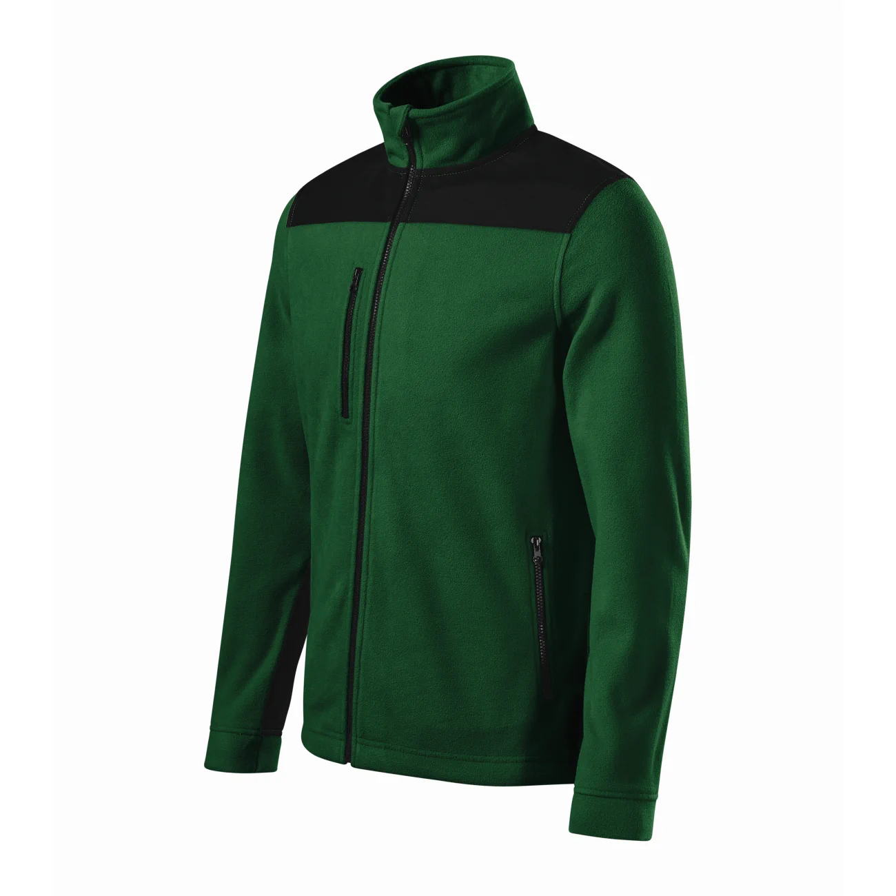 bluza-polar-malfini-meska-effect-530-06-butelkowa-zielen-3 Polar unisex Rimeck Effect 530 zieleń butelkowa - obrazek 1