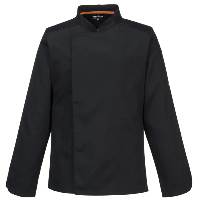 Bluza kucharska Portwest MeshAir Pro C838 czarna - obrazek 2