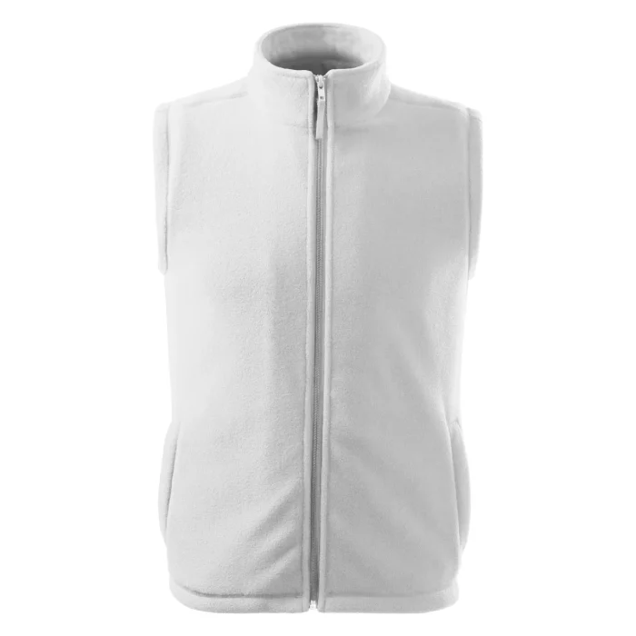 Kamizelka polarowa unisex Malfini Next 518 biała - obrazek 2