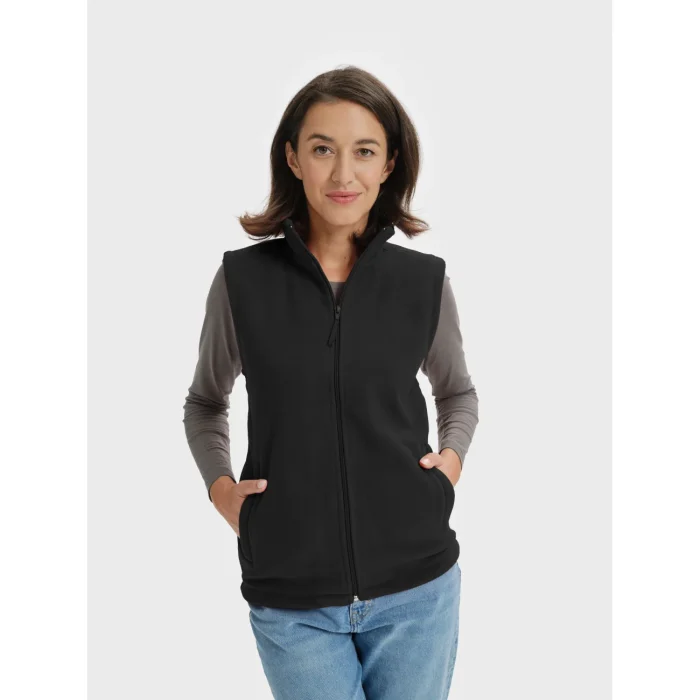 Kamizelka polarowa unisex Malfini Next 518 ebony grey - obrazek 6