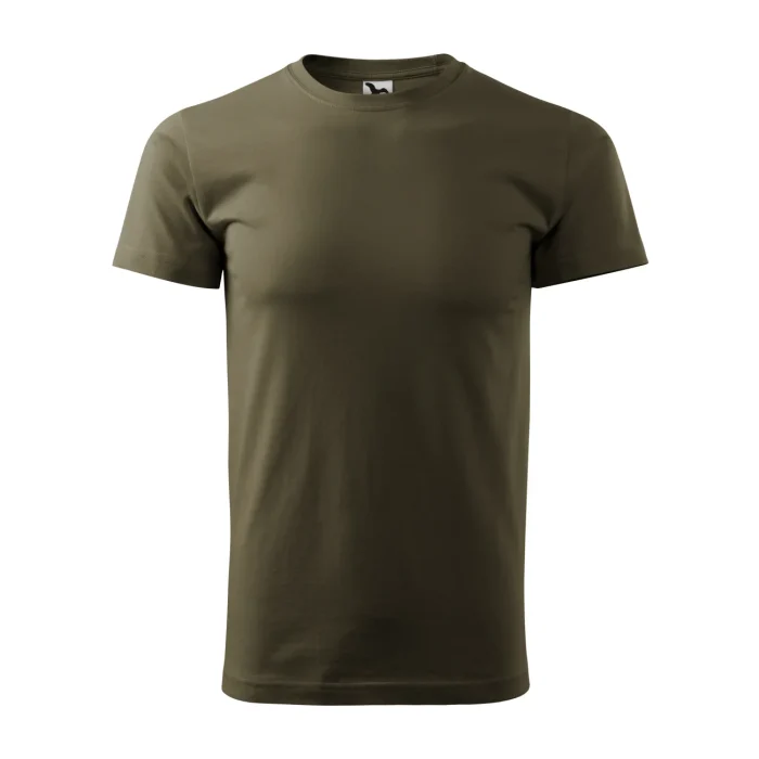 T-shirt męski Malfini Basic 129 army - obrazek 2
