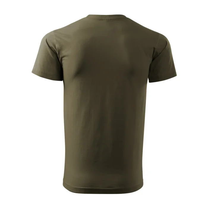 T-shirt męski Malfini Basic 129 army - obrazek 3