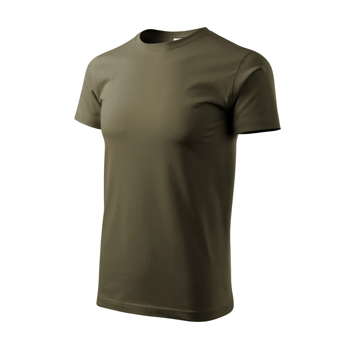 koszulka-malfini-basic-armyi-129-29-3 T-shirt męski Malfini Basic 129 army - obrazek 1