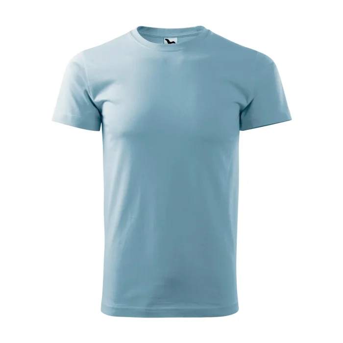 T-shirt męski Malfini Basic 129 błękitna - obrazek 2