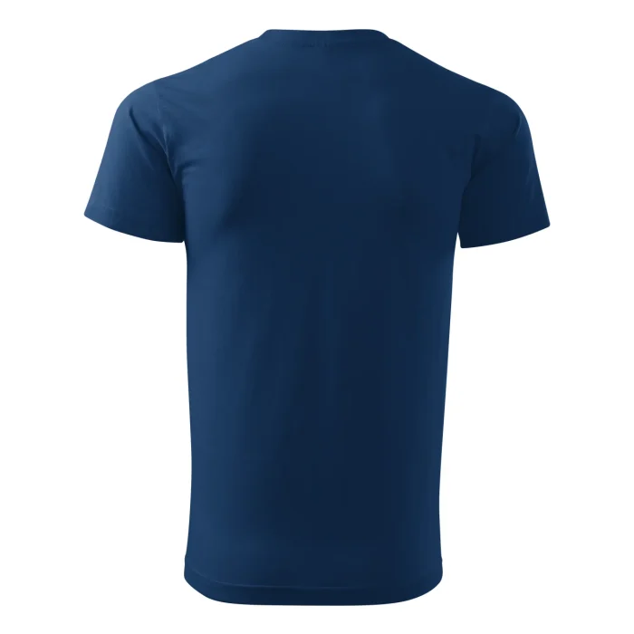 T-shirt męski Malfini Basic 129 ciemnoniebieski - obrazek 3