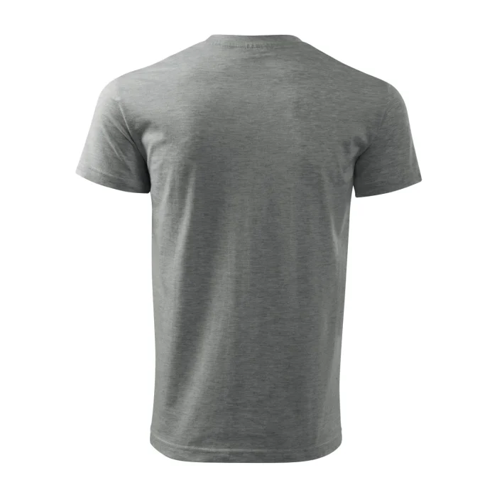 T-shirt męski Malfini Basic 129 ciemnoszary melanż - obrazek 3
