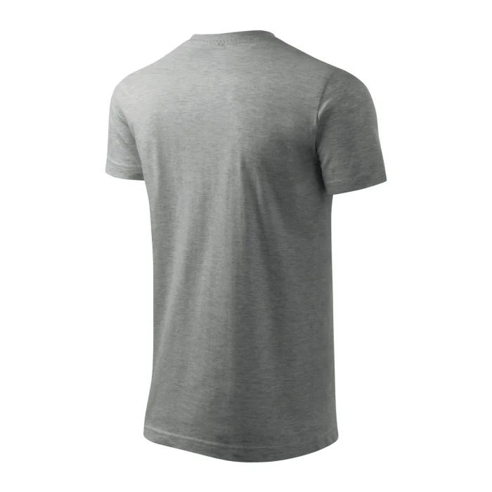 T-shirt męski Malfini Basic 129 ciemnoszary melanż - obrazek 4