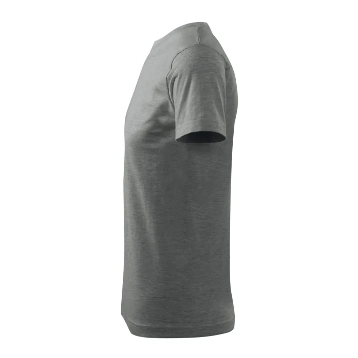 T-shirt męski Malfini Basic 129 ciemnoszary melanż - obrazek 5