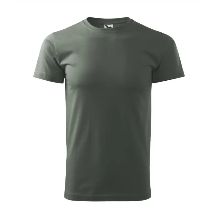T-shirt męski Malfini Basic 129 ciemny khaki - obrazek 2