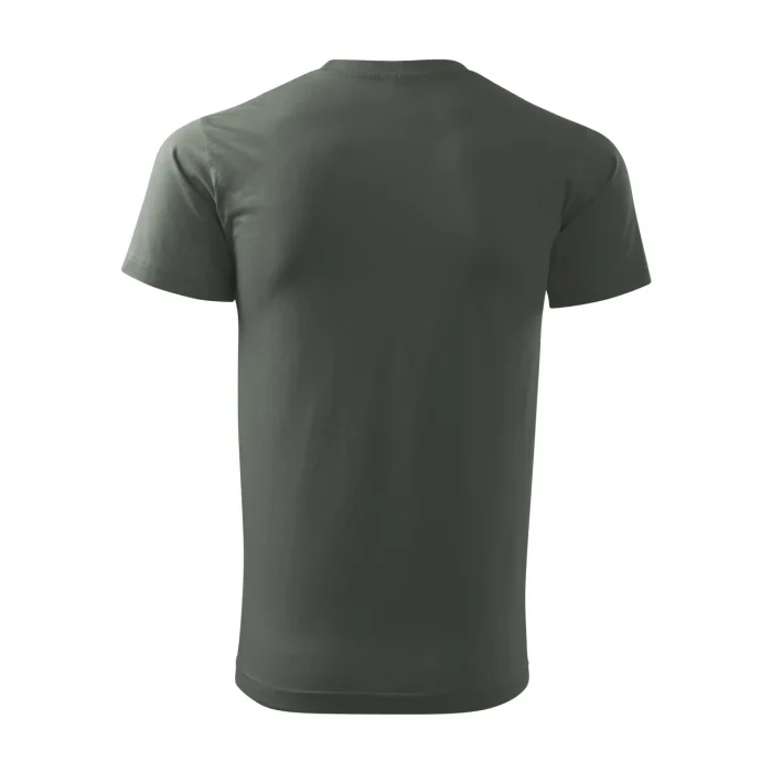 T-shirt męski Malfini Basic 129 ciemny khaki - obrazek 3