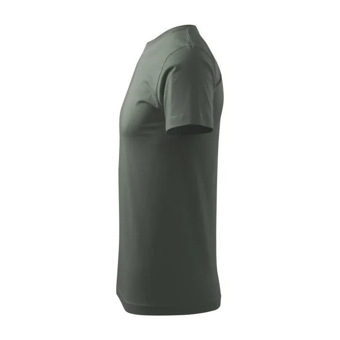 T-shirt męski Malfini Basic 129 ciemny khaki - obrazek 5