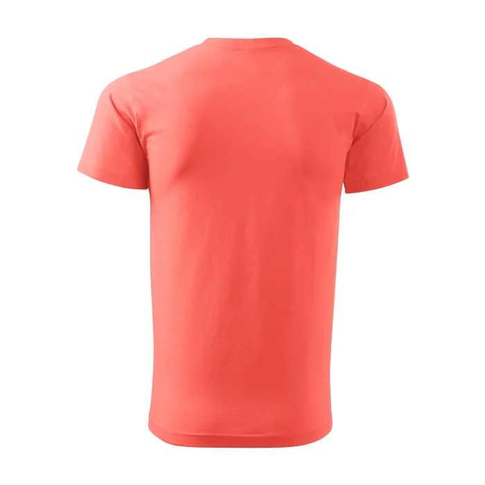 T-shirt męski Malfini Basic 129 coral - obrazek 3