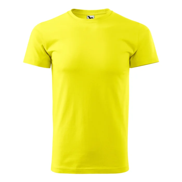 T-shirt męski Malfini Basic 129 cytrynowa - obrazek 2