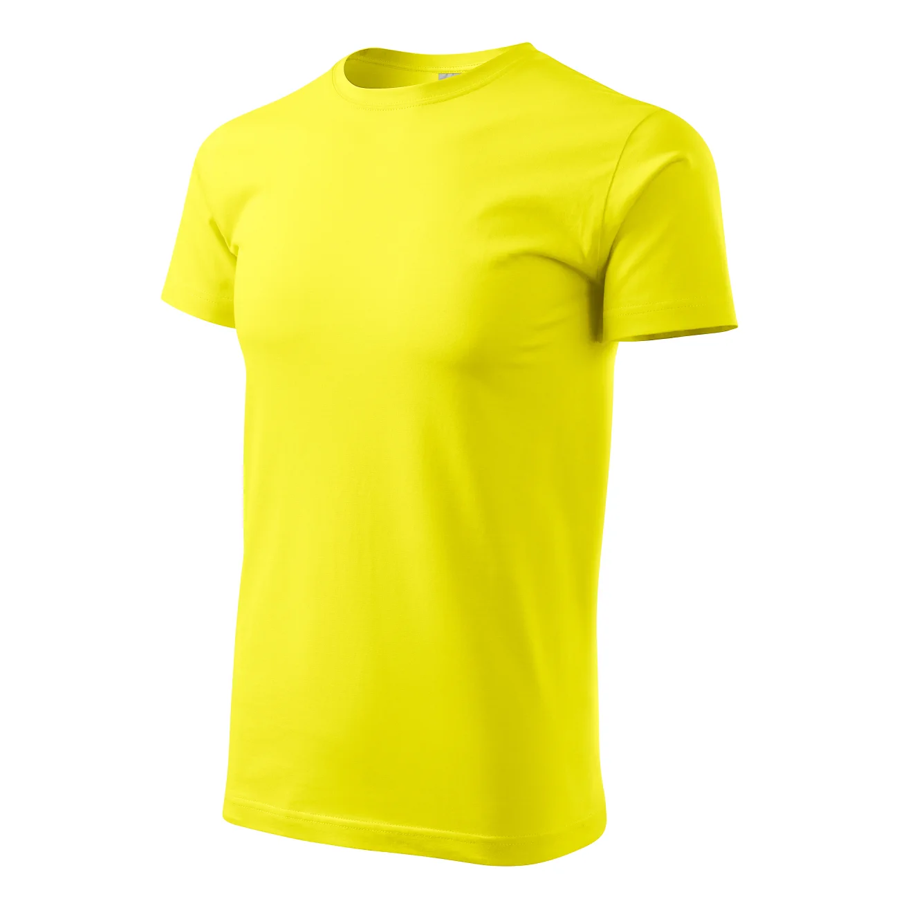 koszulka-malfini-basic-cytrynowy-129-96-4 T-shirt męski Malfini Basic 129 cytrynowa - obrazek 1