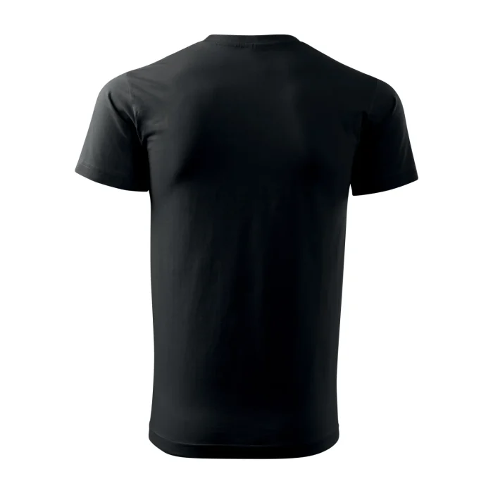 T-shirt męski Malfini Basic 129 czarna - obrazek 3