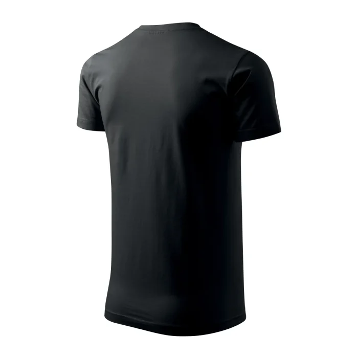 T-shirt męski Malfini Basic 129 czarna - obrazek 4