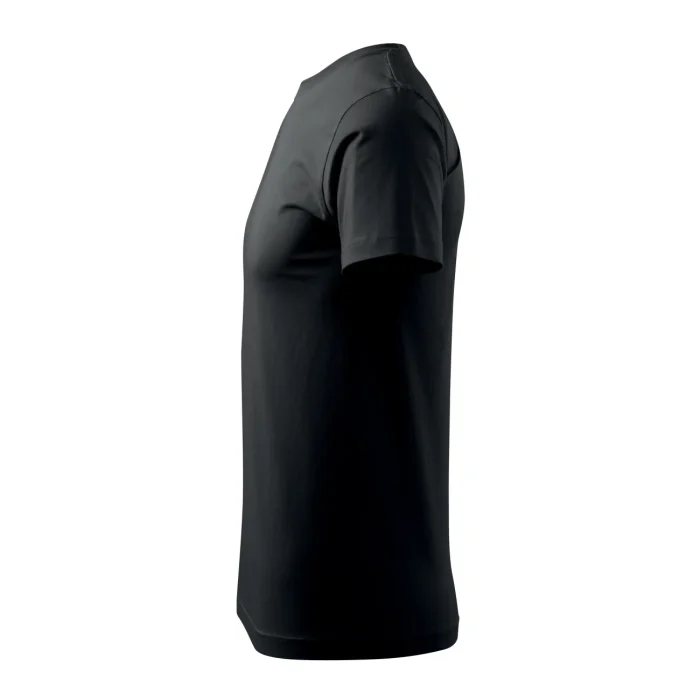 T-shirt męski Malfini Basic 129 czarna - obrazek 5