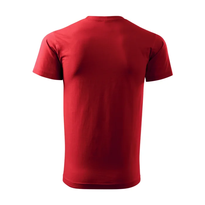 T-shirt męski Malfini Basic 129 czerwona - obrazek 3