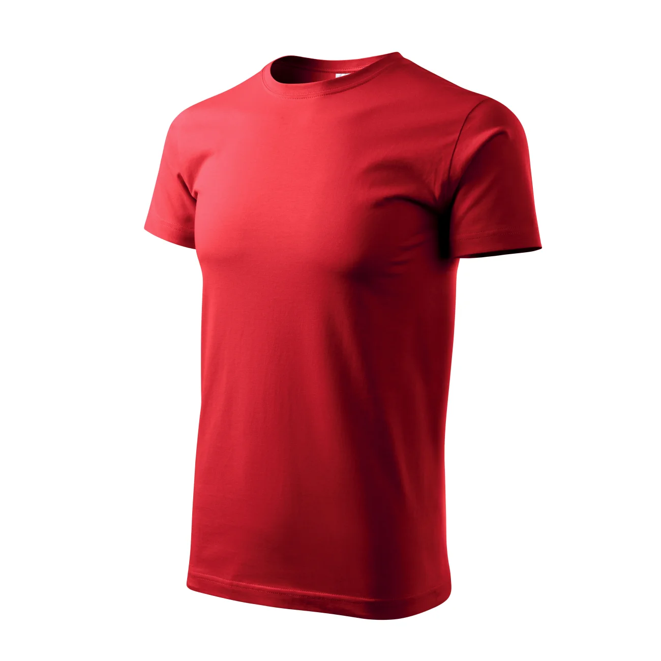 koszulka-malfini-basic-czerwony-129-07-3 T-shirt męski Malfini Basic 129 czerwona - obrazek 1