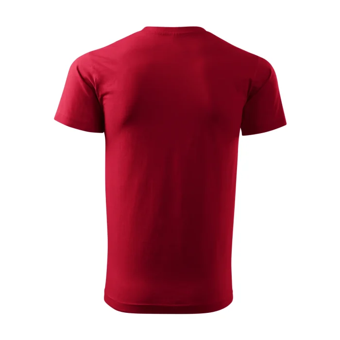 T-shirt męski Malfini Basic 129 czerwony marlboro - obrazek 3