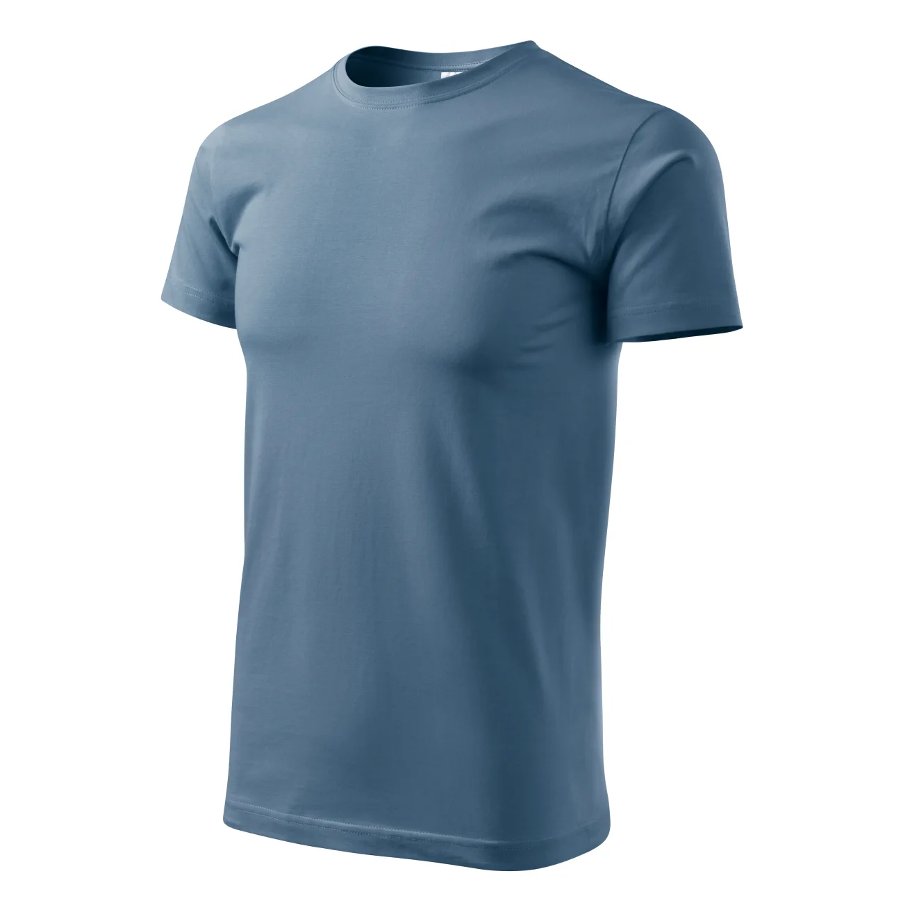 koszulka-malfini-basic-denim-129-60-3 T-shirt męski Malfini Basic 129 denim - obrazek 1