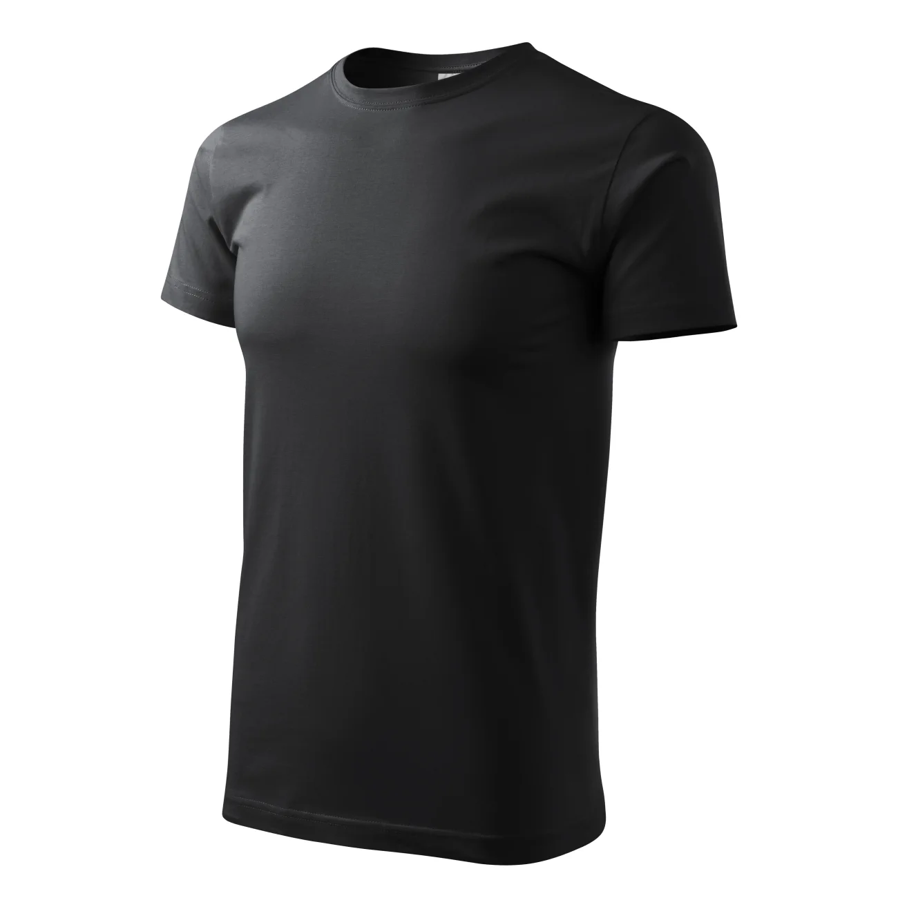 koszulka-malfini-basic-ebony-gray-129-94-3 T-shirt męski Malfini Basic 129 ebony grey - obrazek 1
