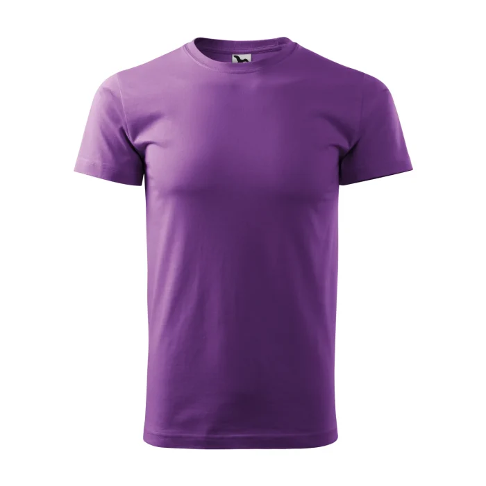 T-shirt męski Malfini Basic 129 fioletowy - obrazek 2