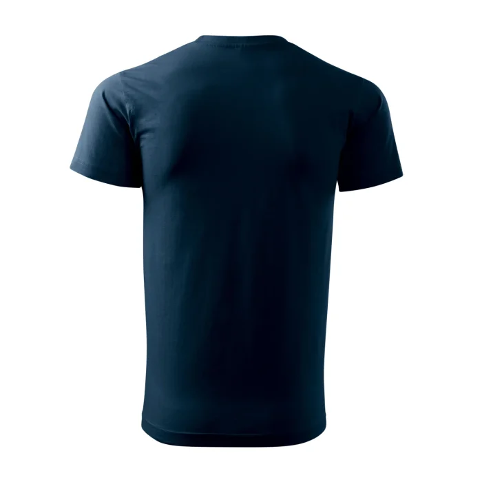 T-shirt męski Malfini Basic 129 granatowa - obrazek 3