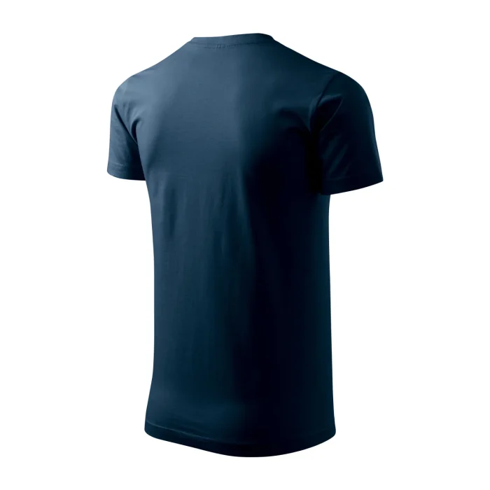 T-shirt męski Malfini Basic 129 granatowa - obrazek 4
